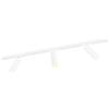 Ledvion Sistema di Binario 1m Monofase Bianco 3 faretti senza GU10