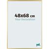 yd. Your Decoration - Cornice 48x68 cm - Oro - Cornice Decorativa Parete in Plastica con Vetro in acryl - Antiriflesso - 48x68 Cornice - Evry
