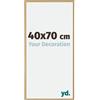 yd. Your Decoration - Cornice 40x70 cm - Faggio Chiaro - Cornice Decorativa Parete in Plastica con Vetro in acryl - Antiriflesso - 40x70 Cornice - Evry