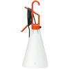FLOS Mayday Lampada Multiuso, Lampada di Design da K. Grcic, Lampada Portatile con Diffusore Conico, Maniglia con Interruttore e Cavo 4850 mm, 220-250 V, 60 W, 220 x 530 mm, Colore Arancione