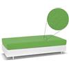 BIANCALUNA Copriletto Living Genius Divano Letto Singolo Antimacchia R454 Oliva