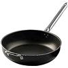 Zanetti Extra Large Padella con 1 Manico Lunga e 1 maniglia 38 cm Diametro, Nero