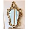 Pintici Specchio da parete antico ovale BAROCCO, specchio da bagno, 50x76 cm, specchio sfarzoso, specchio ovale, specchio per corridoio (Oro)