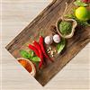 IlGruppone Tappeto Cucina Antiscivolo Made in Italy Passatoia Antimacchia Multiuso Corridoio Soggiorno Lavabile in Lavatrice - Aromi - 50x150 cm
