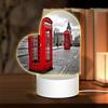 MXZERFKGLA Base per lampada a LED notturna 3D in acrilico, lampade da tavolo per cabina telefonica rossa di Londra, lampada da comodino a LED, lampade da tavolo in acrilico, regalo di compleanno