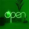 STHomedeco Open LED Neon Sign, Custom Open Neon Light Sign for Business Store, Bar, Cafe, Restaurant, Hotel, Party, Game Room Decoration (verde)