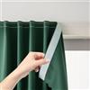 Sovtfides Tende oscuranti per camera da letto, tende autoadesive per finestre, oscuranti, senza foratura, tende autoadesive, senza asta, 89 x 150 cm (larghezza x lunghezza), verde scuro, 1 pannello