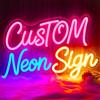 YARUVEX Insegna al Neon LED Personalizzata, Scritte Neon led Personalizzabile, Insegna Luminosa Personalizzabile Decorazione Parete per Compleanno Matrimoni Feste Bar Negozi Nome Regalo, 25-150cm
