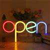 STHomedeco Open LED Neon Sign, Custom Open Neon Light Sign for Business Store, Bar, Cafe, Restaurant, Hotel, Party, Game Room Decoration (Quattro colori)