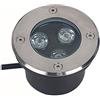 WZYJLyds Ultra Sottile Faretti da Incasso for Esterni 3W Faretti Incasso LED A Pavimento Acciaio Inossidabile Impermeabile IP67 for Esterni Giardino, Terrazza, Pavimento, Lampada da Prato