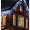 COSE DA CASA Tenda Luminosa 500 LED Bianco Freddo ghiaccio 10 metri per Esterno prolungabile IP44 luminaria pioggia cascata di luci