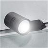 Bill Goff Inc. Faretto track LED 5W, Lampada GU10, luce spot 38° Gradi, illuminazione negozio, vetrina, quadro, 230V, Faretto faro proiettore led per Binario Monofase, Orientabile, Temperatura Luce Calda 3000K