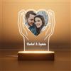 Baixtuo Lampada Personalizzata Con Foto,Regalo Donna Compleanno, Regali Personalizzati, Regalo Anniversario Per Lui. Regali Personalizzati San Valentino per Lei Lui (Stile 16)