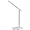 ALCAPOWER Vera Lampada LED da tavolo con ricarica wireless, 250 lumen, lampada orientabile 180°, lampada con intensita e temperatura dimmerabili da 3000K a 6000K