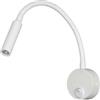 Crepundia Luce Led Lettura Muro, Moderna lampada da parete a LED lettura, 1W/3W, flessibile, comodino, camera letto, studio(Warm White 3000K,TYPE C-WHITE_3W)