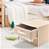 HOUSE COLLECTION HSC1947, Cassettiera in TNT senape a 2 cassetti 30 x 30 x 25 cm