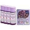 MANIOLAV HYGIENFRESH TINTOLAV SET 4 PEZZI Deodorante Salva Tessuti spray, fragranza ORCHIDEA SELVATICA formato 400ml più gel assorbi odori a lunga durata Profumazione Assortita150 G