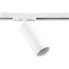 Ledvion - Faretto a Binario, Binario Monofase, Solo illuminazione del binario, Bianco, 1x spot GU10 orientabili, Plafoniera led soffitto, lampadario cucina, faretti led, plafoniera moderna