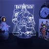 Zhongkaihua Undertale LED Night Light 3D Illusion Anime Figura Lampada Telecomando USB 7 colori Led Luci con Touch Switch Lampada Da Scrivania Casa Camera Da Letto Decorazione per Bambini Ragazzi Ragazze Regalo