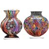 CXINLky Set per Pittura con Diamanti Fai da Te Migliaia di Fiori in Vaso di Vetro per Tavolo, Pittura con Diamanti 5D in Vaso di Vetro per Tavolo, Set per Pittura con Diamanti in Piedi, Regali