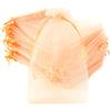 Duories 50 Sacchetti organza riempire,sacchetti regalo organza,sacchetti regalo con cordoncino,confezioni sacchetti per festival,feste,matrimoni,bomboniere,gioielli sacchetti,lavanda,15x20 cm,color champagne