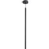 LEDKIA LIGHTING - Lampada a Sospensione LED 3W | Design Moderno e Minimalista | Luce Bianca Naturale | Rosone Fissaggio Soffitto | Nero, Alluminio