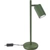 Sollux Lighting Lampada Da Scrivania Lampada Da Comodino In Alluminio 14,5 x 19,5 x 43 cm Karbon Verde Oliva
