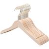 ZESLIV grucce appendiabiti, Set di 10, Grucce per Completi in Legno, Salvaspazio, 38cm*1,2cm