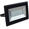 V-TAC Faro LED Esterno 50W, Ip65 per Esterni Nero con Vetro Ip65 4250Lm Luce Fredda 6500K