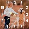 S&H&OU Orologio da Parete Personalizzato Con Foto Per Decoro Soggiorno, Silenzioso Per Bambini - Regalo Di Compleanno