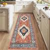 Nqexivo Tappeto Corridoio 40 x 160 cm Tappeti Lavabile in Lavatrice Antiscivolo Lungo Carpet Cucina Passatoia Tappeto Ingresso Interno Lungo per Corridoio Salotto Camera da Letto Bagno