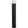 LEDKIA LIGHTING Lampioncino Esterni Superficie 74cm Augusta Nero 110 mm