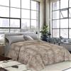 INTRECCI Piumino Singolo, 170 x 260 cm, Piumino Ecologico, Caldo, Invernale, 300 g/m², Anallergico e Antiacaro, Made in Italy, Lavabile in Lavatrice, Soffice, Morbido. Fantasia: Leopard
