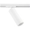 Ledvion - Faretto a Binario, 1m, Binario Monofase, Solo illuminazione del binario, Bianco, 1x spot GU10 orientabili, Plafoniera led soffitto, lampadario cucina, faretti led, plafoniera moderna