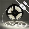 HEGEHE - Striscia LED COB Flessibile 5V Dimmerabile [1M,luce bianca (6000-6500k)],Alimentazione USB,320 LED/m,Tagliabile,CRI85+, Ideale per Camera da Letto, Cucina, Sala Giochi,Soggiorno e Negozi