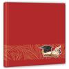 Generico Album per Laurea 32x32 da 20 Fogli con Veline - 40 Facciate Rosso | Portafoto Pergamena 32x32 da 20 Pagine - Regalo per Studenti e Laureandi
