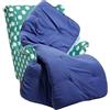 Corredocasa Plaid Imbottito Trapuntato Multiuso Made in Italy- Morbido e Accogliente, Ideale per Soggiorno, Letto e Relax - Coperta Elegante e Decorativa (Blu/Azzurro, Piccolo 120x160)