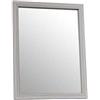 Gicos Specchio rettangolare da parete cornice in legno colore grigio 50 * 70 cm NOF-818004