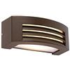 Qazqa hurricane - Appliques Moderno - 1 luce - L 290 mm - Ruggine - Moderno - Illuminazione esterna
