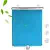 KGUDYS Tende oscuranti con ventose,anti-UV tenda avvolgibile di 30-75 cm di larghezza,frangisole automatici a scomparsa,senza forare,tende temporanee portatili per porte e finestre,Blue-75x125cm/29x49in