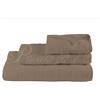 Passione per le tele Set Asciugamani in Spugna 3 pezzi Tris Bagno Viso 60x110 Ospite 40x60 Telo Doccia 100x150 in Cotone 100% Spugna 600 gr/mq (FASCIA sabbia)