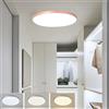 Chao Zan Lampada da soffitto a LED da 30 W, ultra sottile, 2700 K, bianco caldo, 4000 K, bianco freddo, 6000 K, per interni rosa, moderna, rotonda, per camera da letto, cucina, soggiorno, corridoio (30 W)