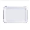 VIRSUS Vassoio di Cartone Bianco per Pasticceria - Pacco da kg. 10 (Circa 55pz) - Formato cm. 33x43 cm Mis. 8 - Vassoi rettangolari monouso Utilizzabili per servire Dolci, pasticcini, Torte