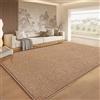 Generico Tappeto Robusto per Interni ed Esterni con Effetto Juta Naturale, Antiscivolo per Soggiorno Tappeti Moderni per Camera da Letto Tappeti per Camerette Tappeto Scendiletto,Marrone,120 * 160CM
