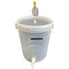 Silplast Contenitore completo per fermentazione 25L - Set completo: eimer per fermentazione con tubicino di fermentazione e guarnizione di gomma e rubinetto di scarico in plastica, secchio per birra o