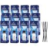 Generic Felce Azzurra Diffusore Ambiente a Bastoncini, Fragranza Classico Original, Formato 120 ml (12 Unità) + Ricambio 10 Bastoncini Per Diffusori Neri