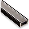 SOTECH 3 x SO-TECH® Profilo-11 LED Nero Profilo per Montaggio a Superficie 2000 x 14 x 7 mm con Copertura Trasparente