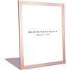 Rahmendesign24 Cornice portafoto Puzzlerahmen | Oro rosa 50x70cm (FORMATO PUZZLE) | Cornice moderna per foto, poster, puzzle e certificati | Cornice da galleria, cornice intercambiabile, decorazione