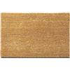 Comart - Zerbino Natural in Cocco - 40x70 cm - Zerbino per Ingresso Esterno e Interno - Fondo in PVC Antiscivolo - Tappeto Fuori Porta - Asciugapassi Facile da Pulire e Resistente - Rettangolare
