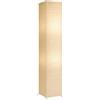 ACMHNC LED Lampade Da Terra Carta Per Soggiorno, E27 Lampada A Stelo Camera Con Paralume in Carta, 2 Fiamme Piantana Bianco Caldo Lampada Da Pavimento Carta, Altezza: 123 Cm,Beige